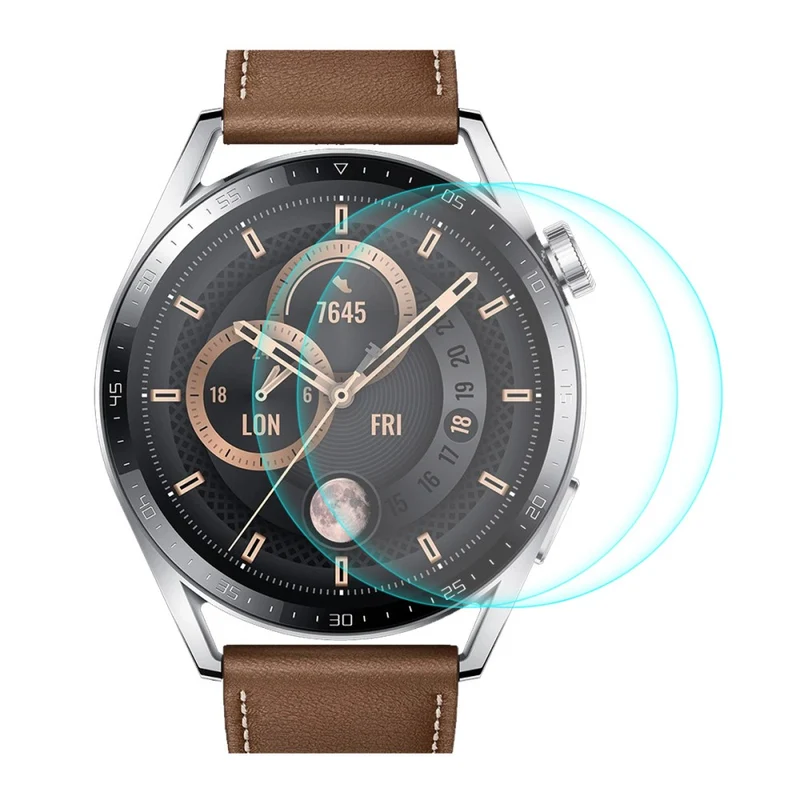 2stück Huawei Watch GT 3 (46mm) Gehärtetes Glas Displayschutz