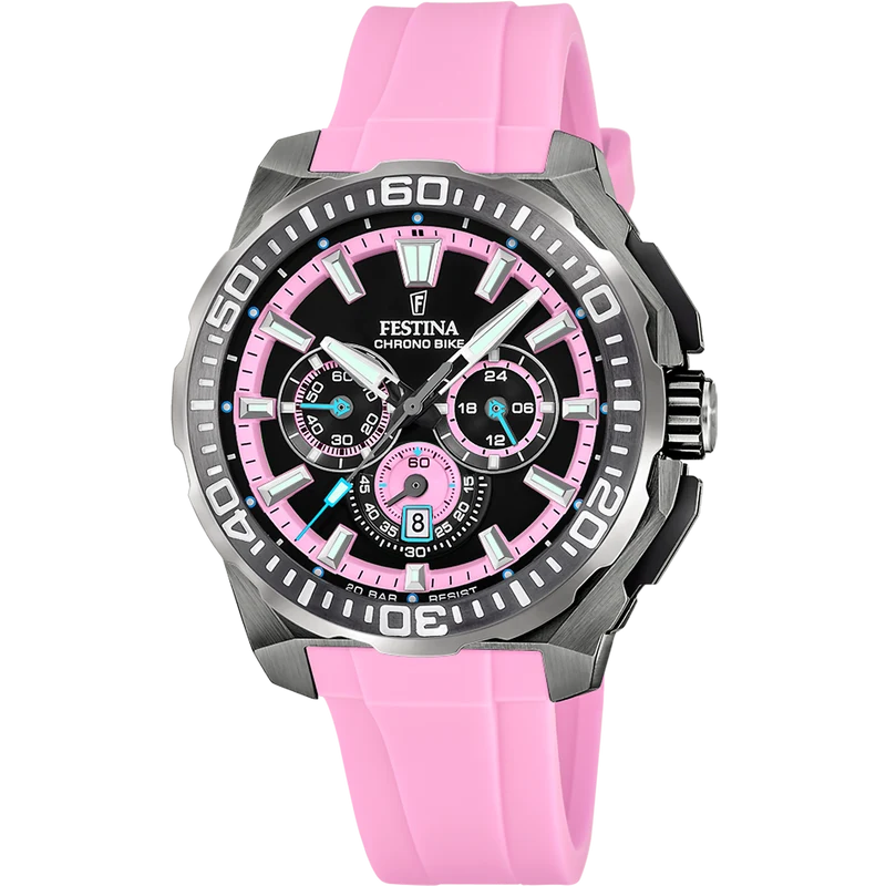 Festina Chrono Bike F20725/2 Herrenuhr • Chronograph mit 20 ATM • Präzises Quarzwerk