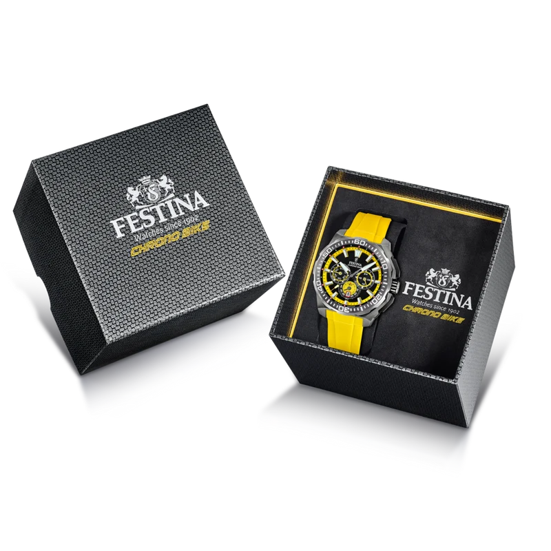 Festina Chrono Bike F20725/1 Herrenuhr • 20 ATM Wasserdicht • Sport-Chronograph