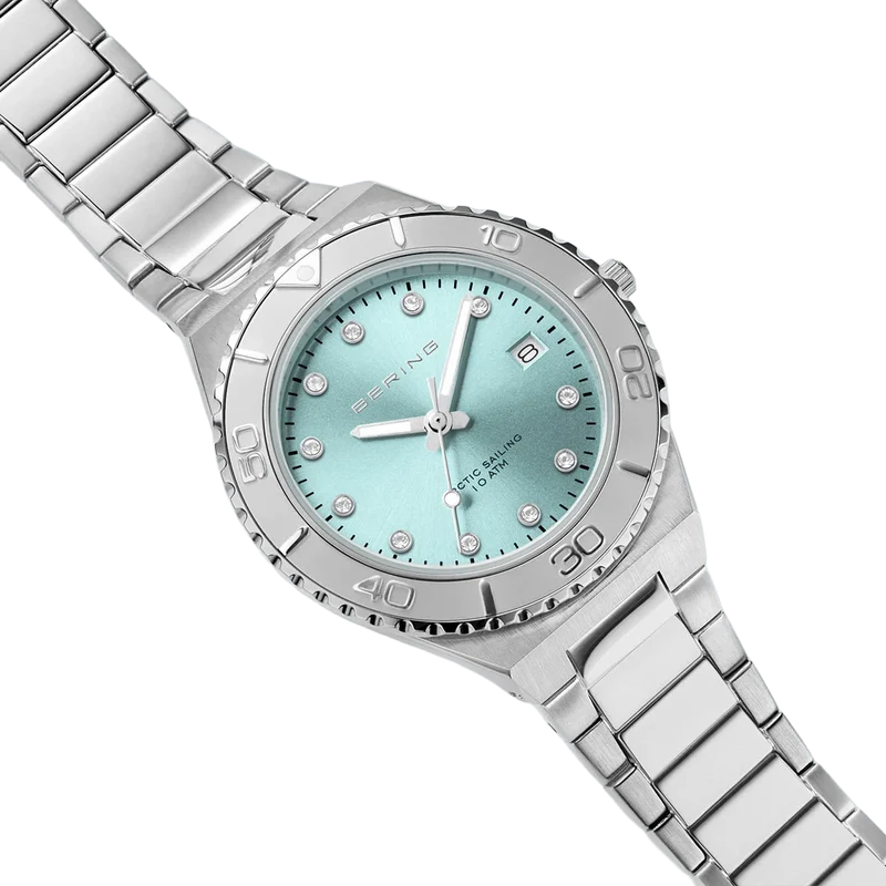 Bering Classic 18936-707 Damenuhr • Kratzfestes Saphirglas • Elegantes Gliederarmband