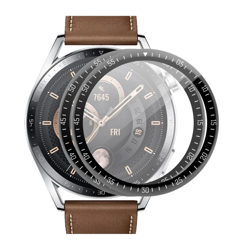 2stück Huawei Watch GT 3 (46mm) Plastik HD Displayschutz