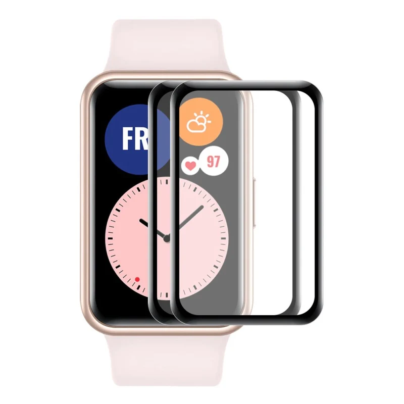 2stück Huawei Watch Fit Mini Plastik 3D Gekrümmt Displayschutz