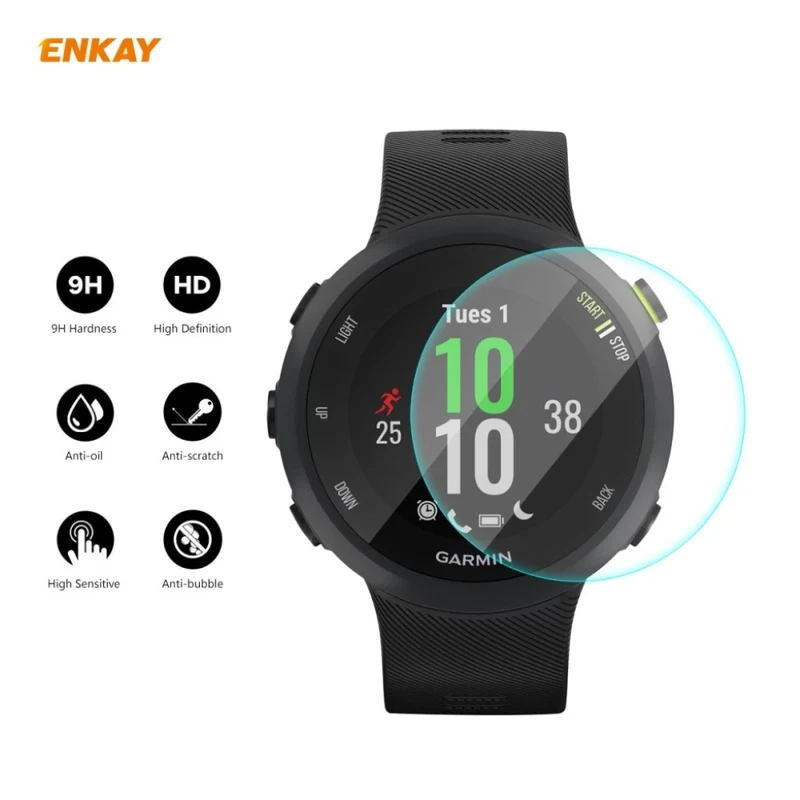 Garmin Forerunner 45 / Garmin Forerunner 45S Gehärtetes Glas 9H Universell Displayschutz