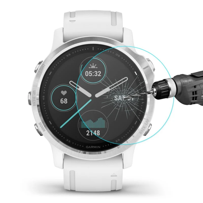Garmin Fenix 6S / Garmin Fenix 6S Pro Gehärtetes Glas 9H Universell Displayschutz
