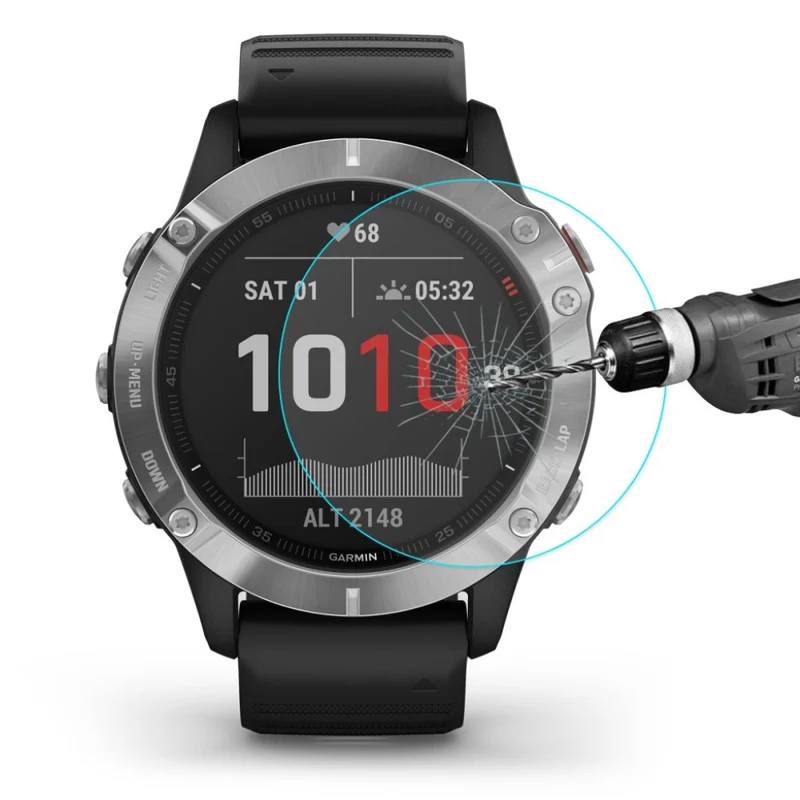 Garmin Smartwatch Gehärtetes Glas 9H Universell Displayschutz