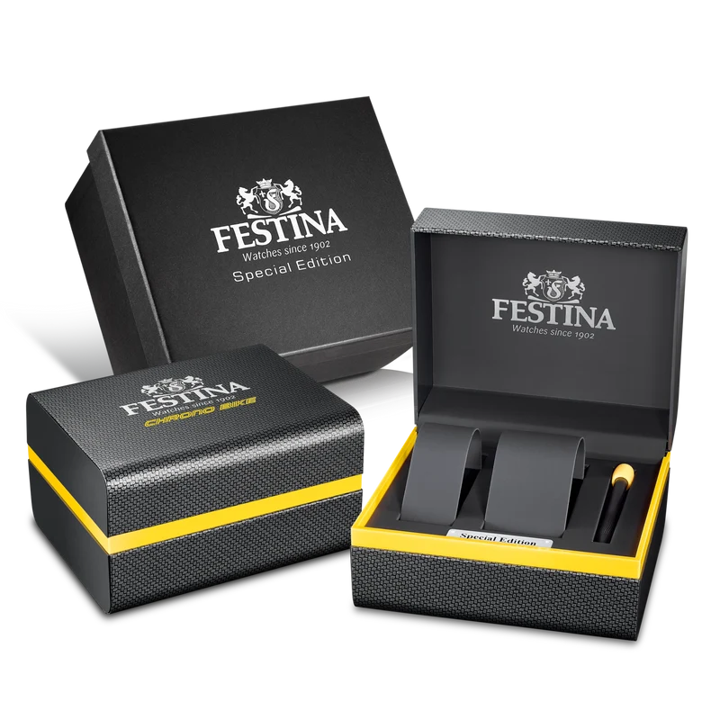 Festina Chrono Bike F20729/1 Herrenuhr • 20 ATM Wasserdicht • Blaues Design