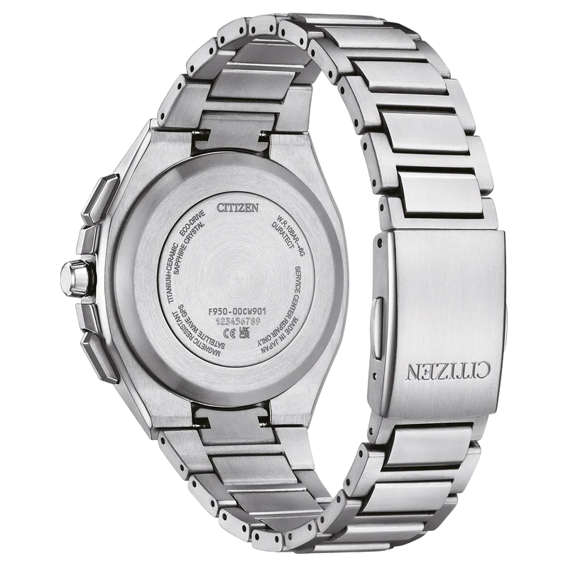 Citizen CC4104-53E Herrenuhr • Satellite Wave GPS • Super Titanium