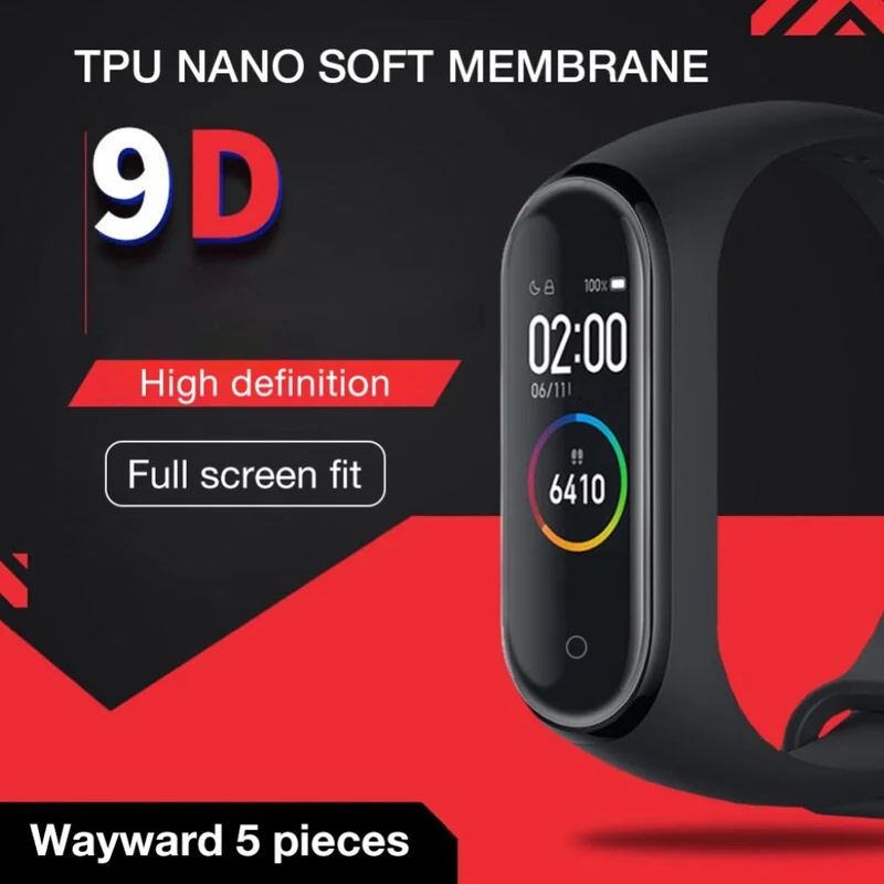 Xiaomi Mi Band 5 Plastik Displayschutz