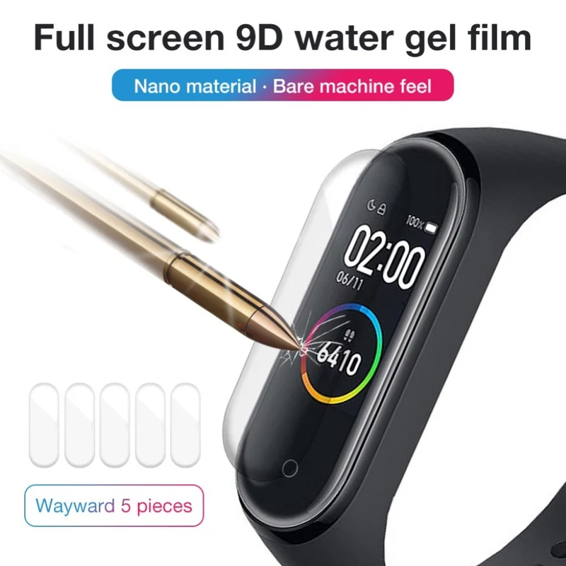 Xiaomi Mi Band 5 Plastik Displayschutz