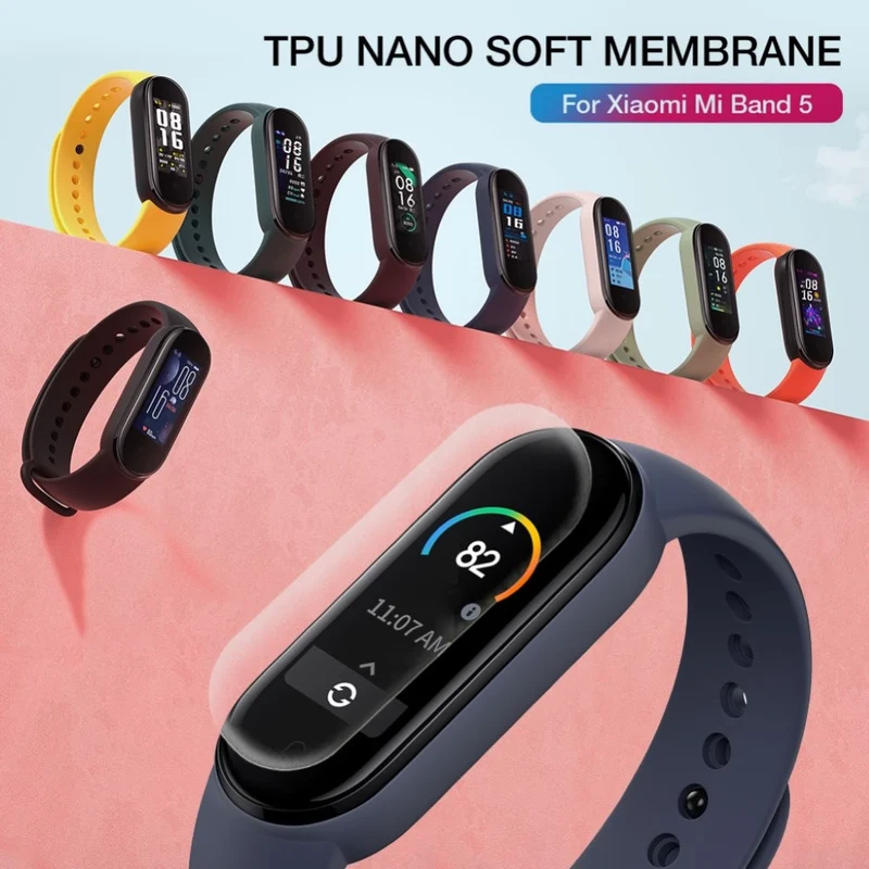 Xiaomi Mi Band 5 Plastik Displayschutz