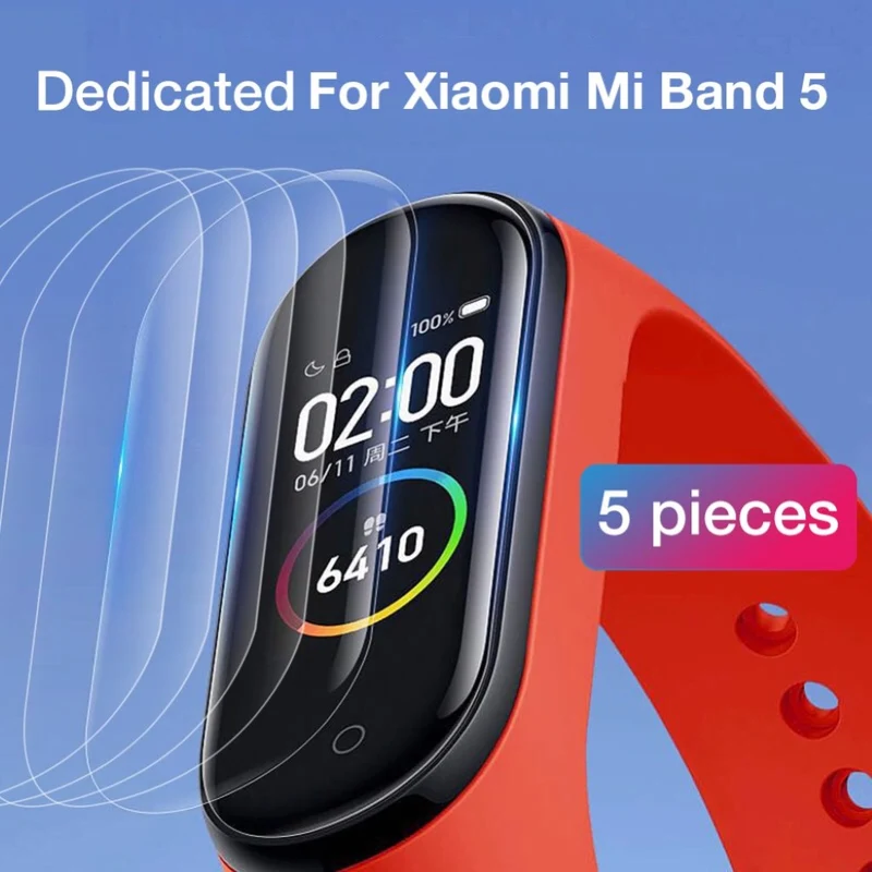 Xiaomi Mi Band 5 Plastik Displayschutz