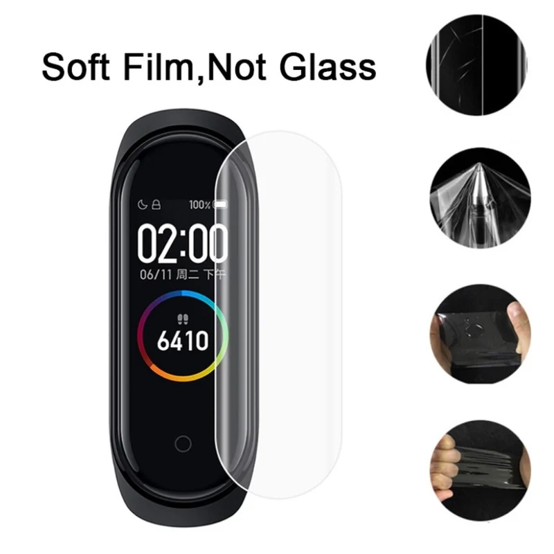 Xiaomi Mi Band 5 Plastik Displayschutz