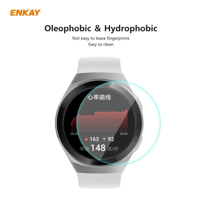Huawei Watch GT 2e Gehärtetes Glas Displayschutz