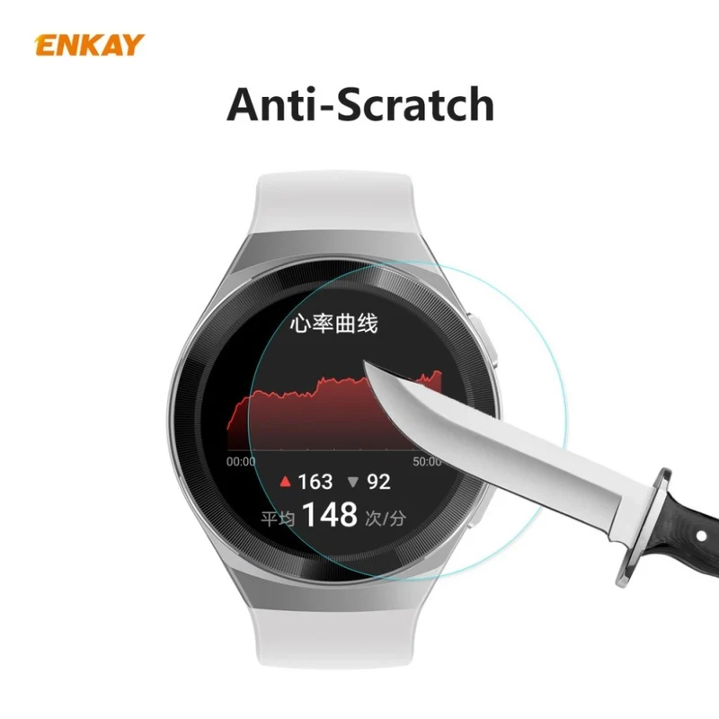 Huawei Watch GT 2e Gehärtetes Glas Displayschutz