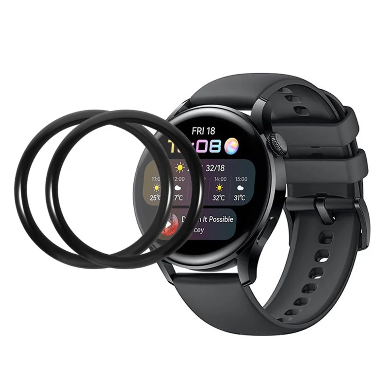 2stück Huawei Watch 3 Plastik Displayschutz