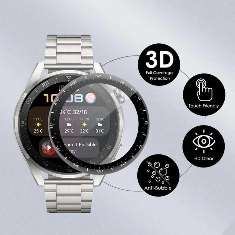 Huawei Watch 3 Pro Gehärtetes Glas 9H Displayschutz