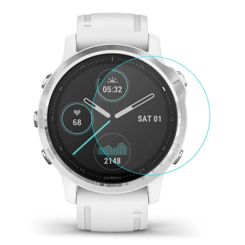 2stück Garmin Fenix 6S / Garmin Fenix 6S Pro Gehärtetes Glas 9H Universell Displayschutz