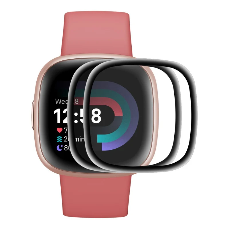 2stück Fitbit Sense 2 / Fitbit Versa 4 Plastik Displayschutz