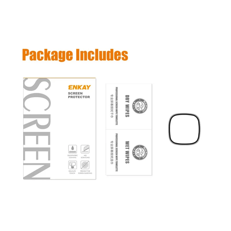 Fitbit Sense 2 / Fitbit Versa 4 Plastik Displayschutz