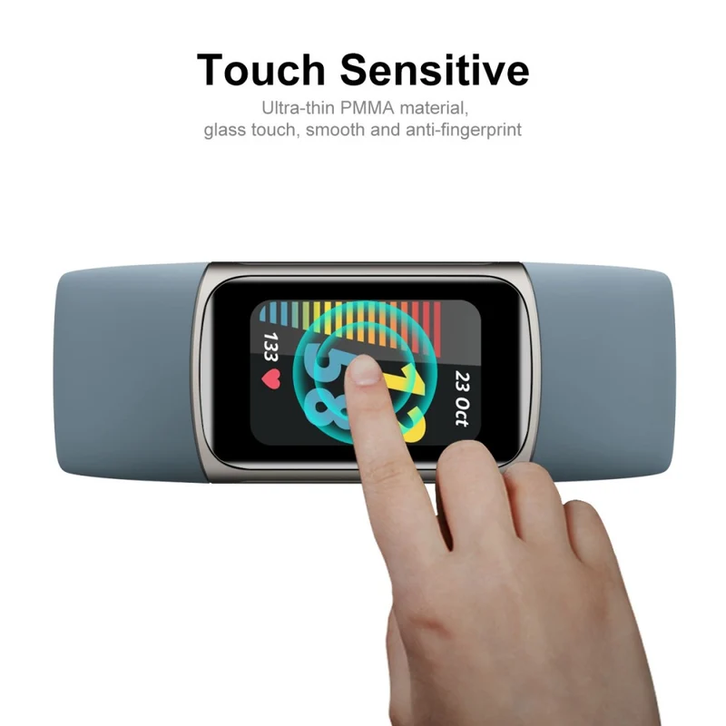 5stück Fitbit Charge 5 Plastik Displayschutz