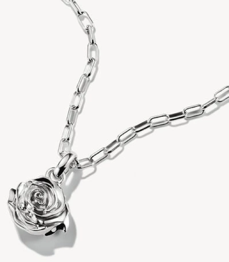 Charm-Anhänger, Rosenblüte aus Silber - Thomas Sabo Modell: CC1263-001-21