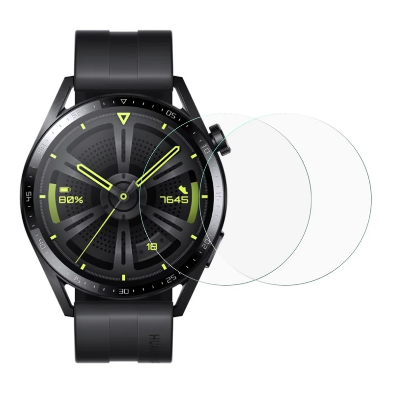2stück Huawei Watch GT 3 (46mm) Plastik HD Displayschutz