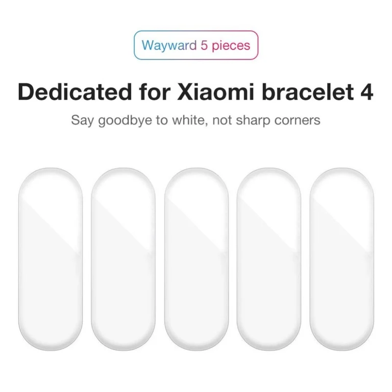 5stück Xiaomi Mi Smart Band 4 Plastik Displayschutz