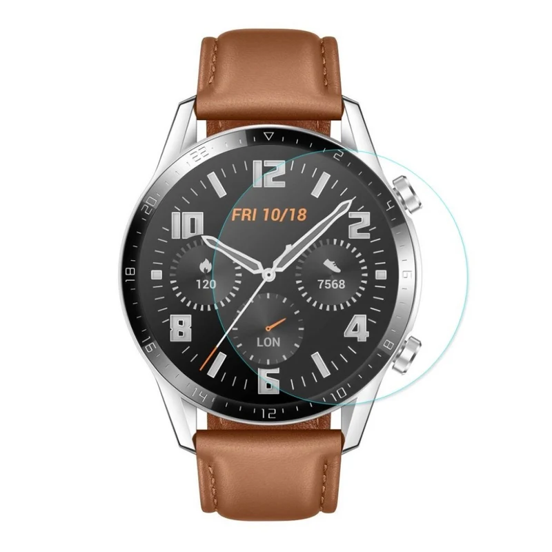 2stück Huawei Watch GT 2 46mm Gehärtetes Glas Displayschutz