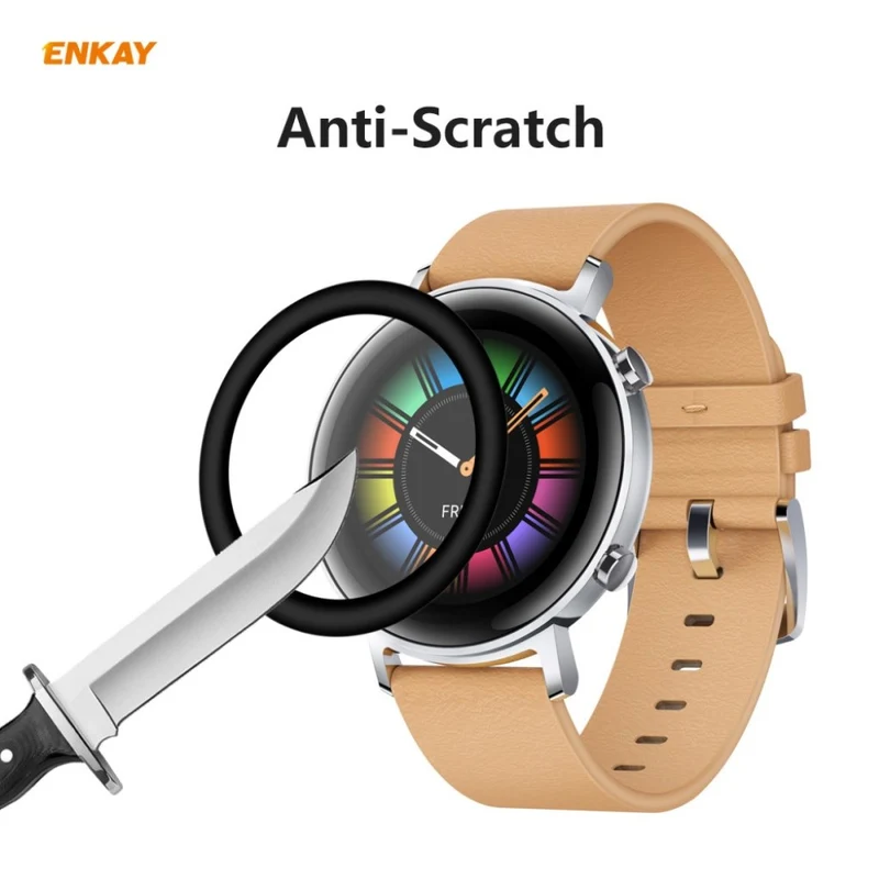 2stück Huawei Watch GT 2 42mm Plastik Displayschutz