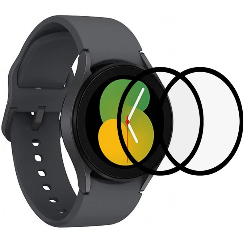 2stück Samsung Galaxy Watch 5 (44mm) Gehärtetes Glas Displayschutz