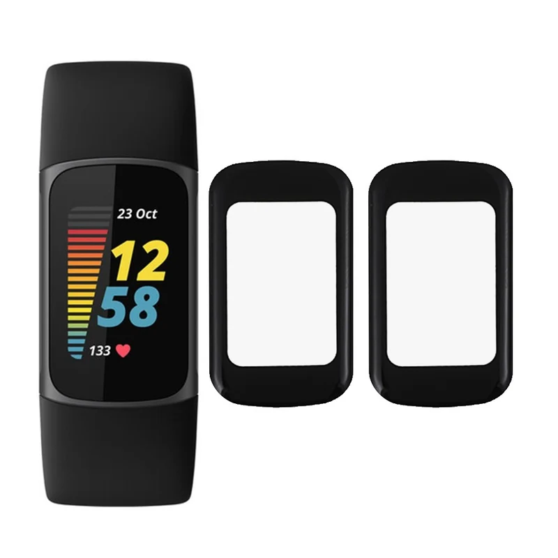 2stück Fitbit Charge 5 Plastik Displayschutz