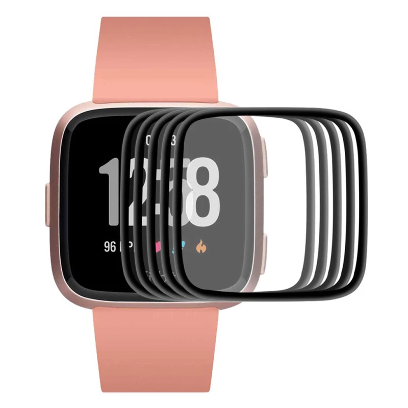 5stück Fitbit Versa 3 / Fitbit Sense 1 Glas Universell Displayschutz