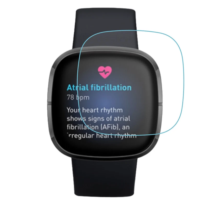 Fitbit Sense 1 / Fitbit Versa 3 Silikon / TPU Universell Displayschutz