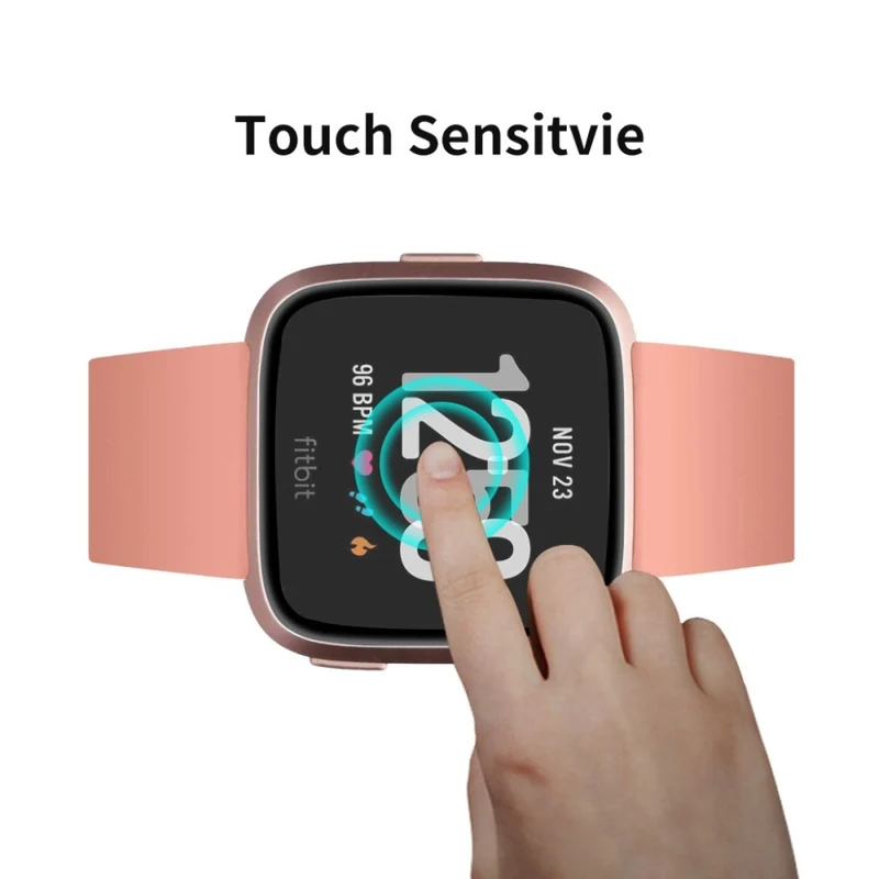 2stück Fitbit Sense 1 / Fitbit Versa 3 Plastik Universell Displayschutz