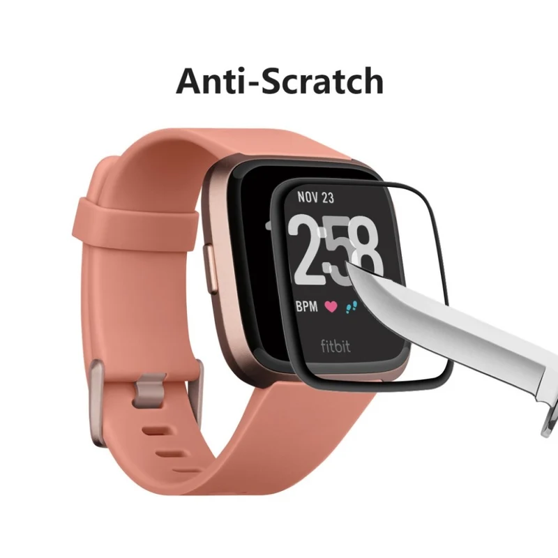 2stück Fitbit Sense 1 / Fitbit Versa 3 Plastik Universell Displayschutz