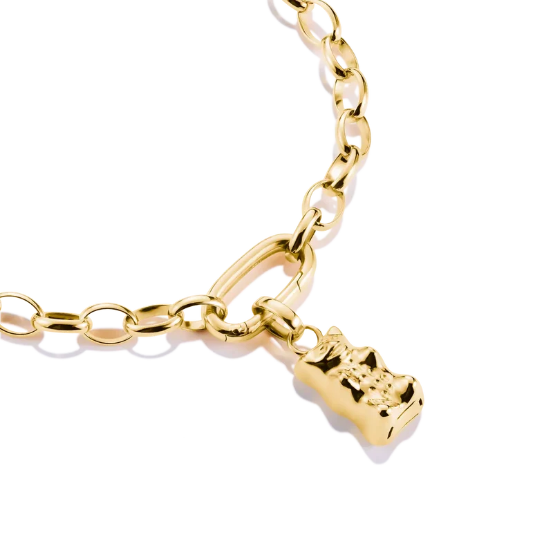 Charm-Anhänger, Goldbär, aus Silber, vergoldet - Thomas Sabo Modell: CC1276-413-39