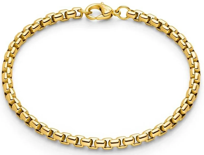Armband Panzerkette Titan vergoldet Boccia Jewelry Modell 030640218