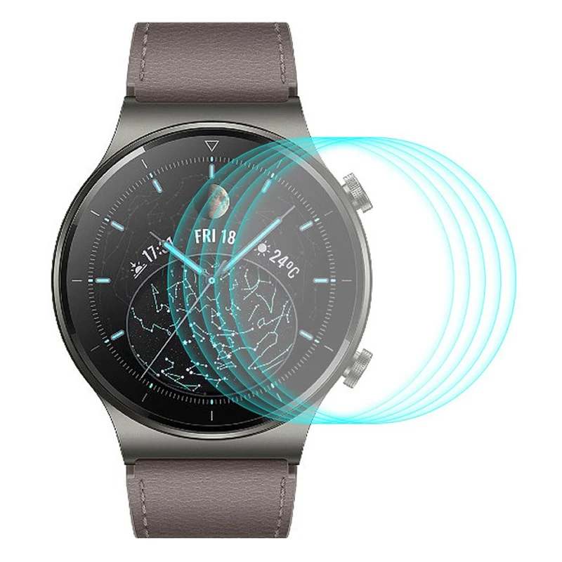 5stück Huawei Watch GT 2 Pro Gehärtetes Glas Displayschutz