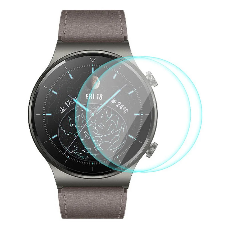 2stück Huawei Watch GT 2 Pro Gehärtetes Glas Displayschutz