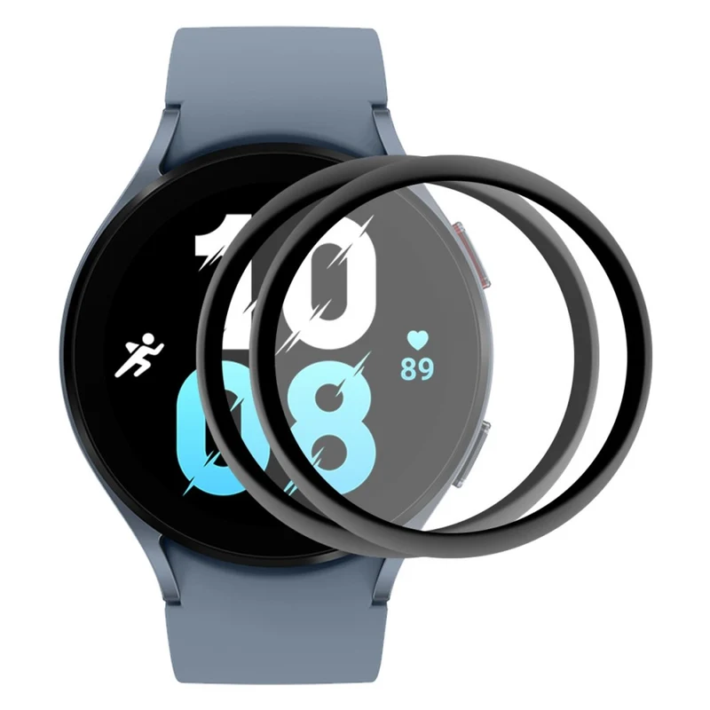 2stück Samsung Galaxy Watch 5 (44mm) Plastik 3D Gekrümmt Displayschutz