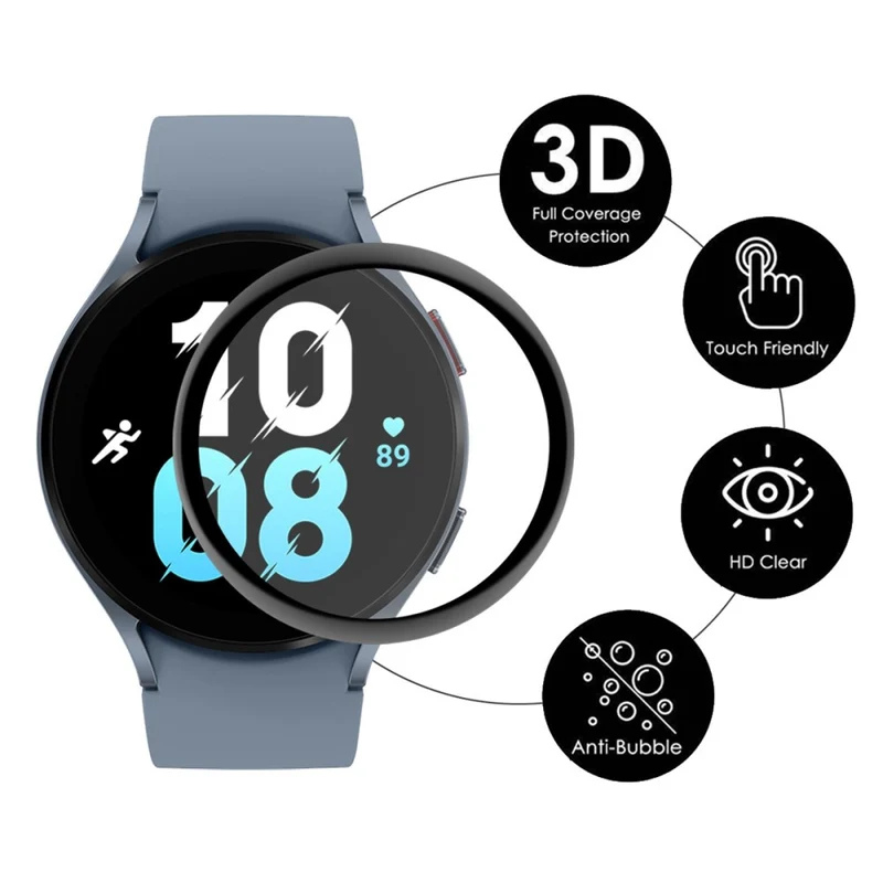 Samsung Galaxy Watch 5 (44mm) Plastik 3D Gekrümmt Displayschutz