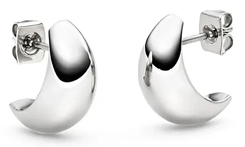 Ohrstecker aus Titan, mondförmig - Boccia Jewelry Modell: 05089-01