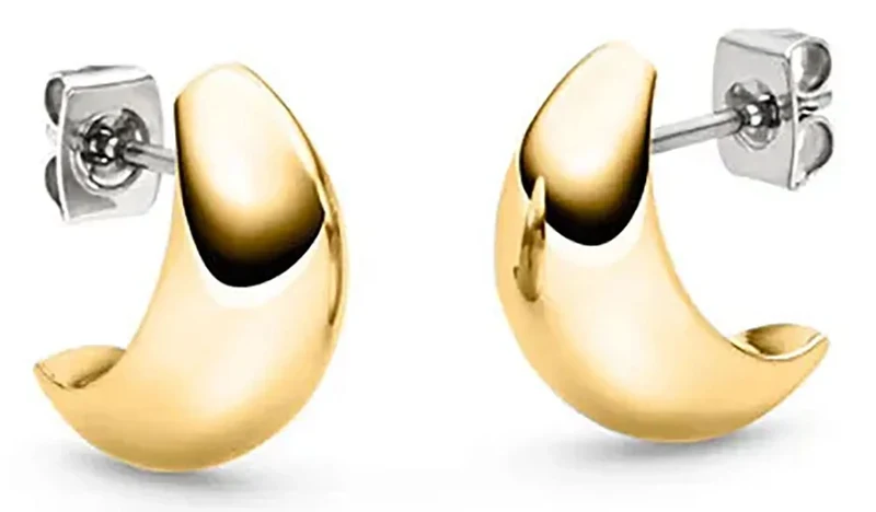 Ohrstecker aus Titan, mondförmig - Boccia Jewelry Modell: 05089-02