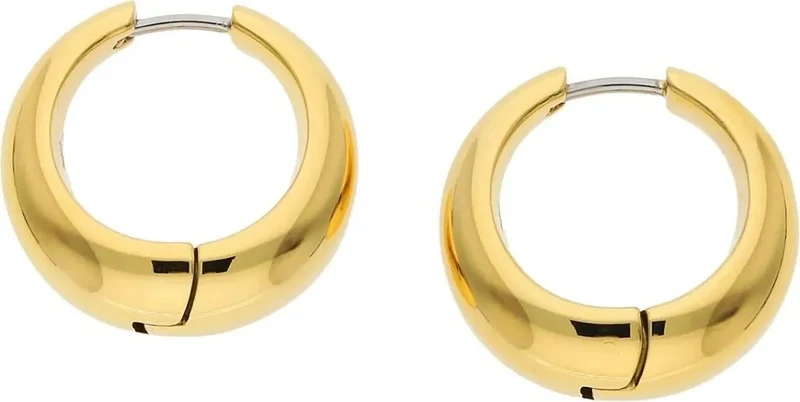 Creolen aus Titan, vergoldet - Boccia Jewelry Modell: 05096-02