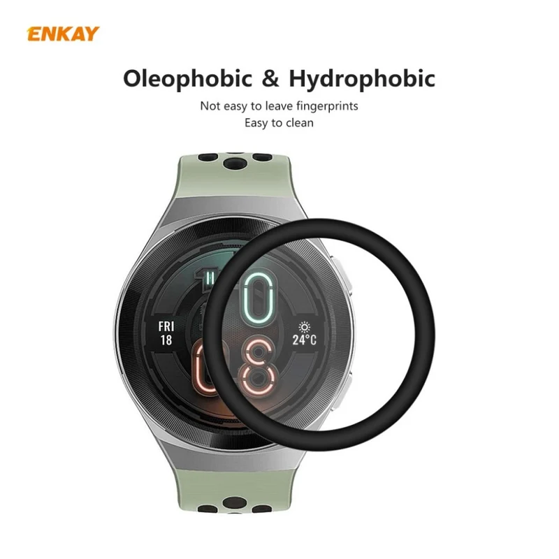 2stück Huawei Watch GT2e 46mm Plastik Displayschutz