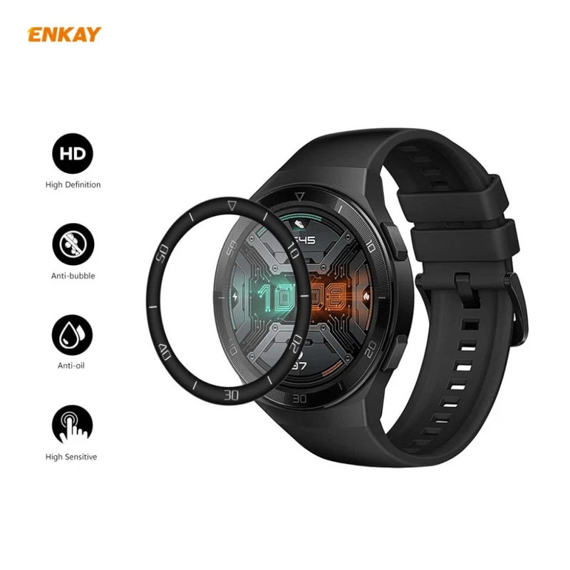 2stück Huawei Watch GT2e 46mm Plastik Displayschutz
