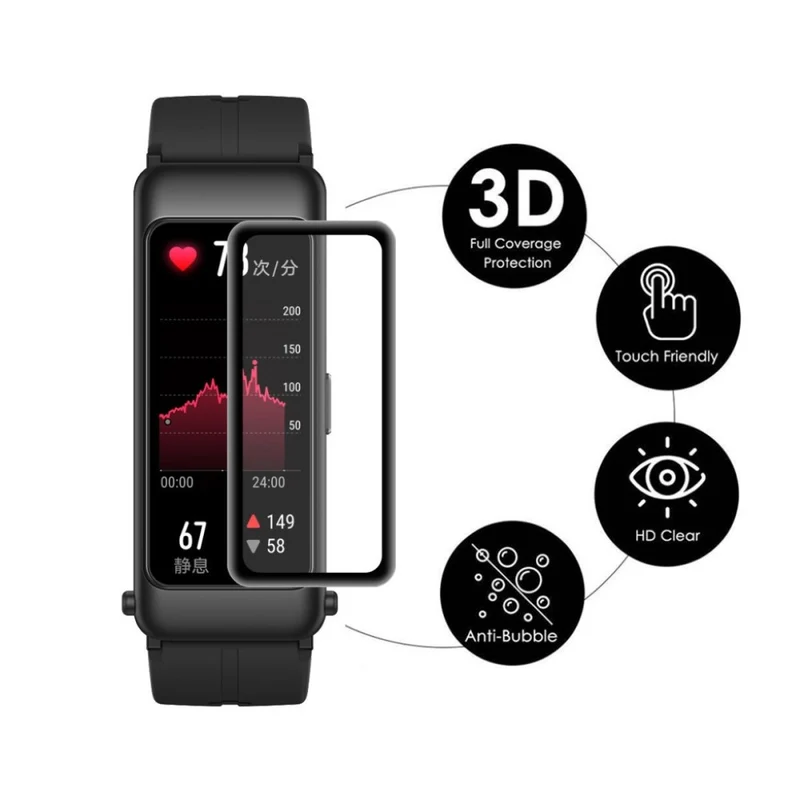 2stück Huawei TalkBand B6 Plastik Displayschutz