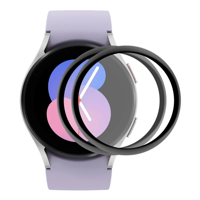 2stück Samsung Galaxy Watch 5 (40mm) Plastik 3D Gekrümmt Displayschutz