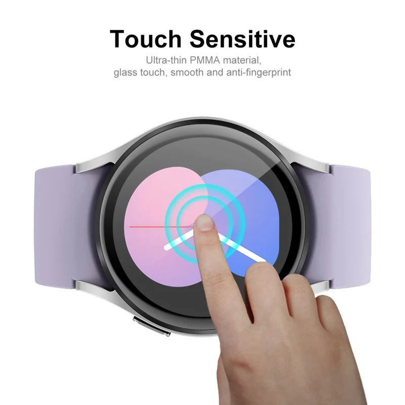 2stück Samsung Galaxy Watch 5 (40mm) Plastik 3D Gekrümmt Displayschutz