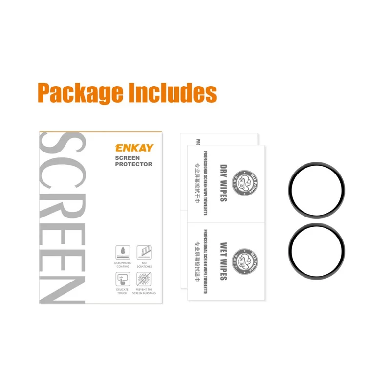 2stück Samsung Galaxy Watch 5 (40mm) Plastik 3D Gekrümmt Displayschutz